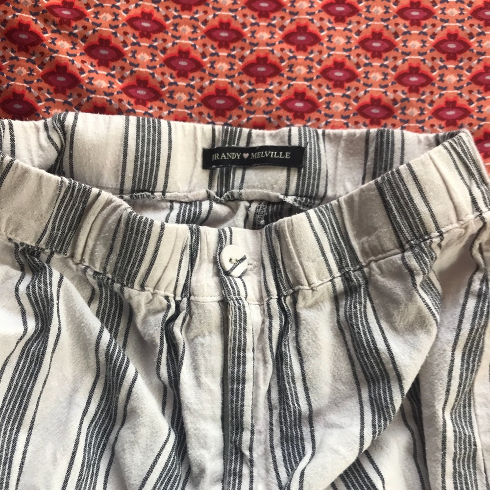 Striped Brandy Melville slacks
